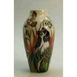 Moorcroft Field Dog Trials Vase: (Black Spaniel) Number 64 of a special edition and signed by