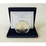 5 oz silver Coin: Britannia 65th Anniv. VE day, 5 tr oz solid sterling silver proof Coin 2010.