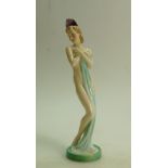 Royal Doulton figure Dawn HN1858: Early model with headdress dated 1938.