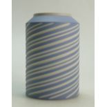 A Wedgwood CAM Symmetry vase in Pale Blue Dipped Jasperware: Produced in association with Computer