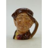 Royal Doulton small Character Jug Pearly Boy with brown buttons: