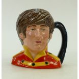 Royal Doulton mid size Character Jug John Lennon: D6797 with Red Jacket,