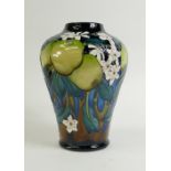 Moorcroft Codling pattern Vase: A large limited Moorcroft vase in the Codling pattern.