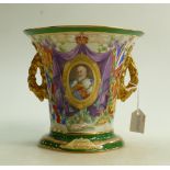 Copeland two handled Edward VII commemorative vase: Copeland two handled vase commemorating Edward