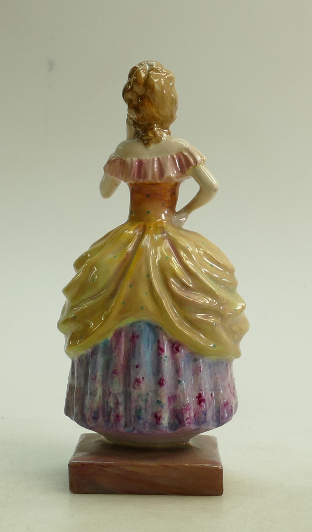 Leslie Johnson signed studio hand painted figure of a lady: Height 22cm. - Image 3 of 4