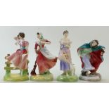 A set of Royal Doulton figures the Four Seasons: 1950s Royal Doulton figures Summer HN2086,