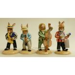 Royal Doulton Bunnykins Figures from the Jazz Band Collection: Figures comprising Clarinet Player