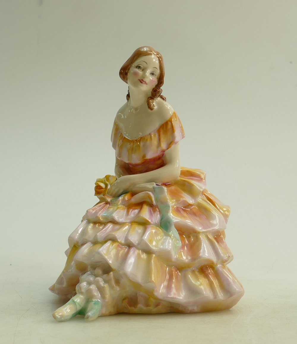 Royal Doulton figure Gwendolen HN1503: Early model dated 1935.