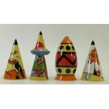 Lorna Bailey Sugar Sifters: Lorna Bailey Rocket sugar sifter 3/50, Rocket Fish shaker,