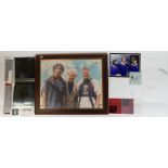 A collection of football memorabilia: A collection of football memorabilia to include a photograph