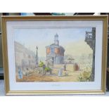 Colin Beats Royal Doulton Artist watercolour: Old Tunstall 34 x 50cm