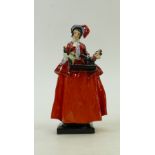 Royal Doulton figure The Sketch Girl: A Victorian street seller with tray of dolls and toys,