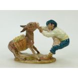 Beswick figure of Spaniard pulling Donkey: Beswick figure of Spaniard pulling donkey model 1223.