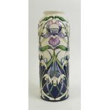 Moorcroft Rainbow Goddess Vase: A Moorcroft trial vase in the Rainbow Goddess design.