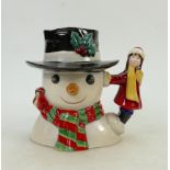 Royal Doulton large Character Jug The Snowman: D7241,