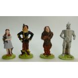 Royal Doulton figures from the Wizard of Oz: Figures to include Dorothy, Scarecrow,