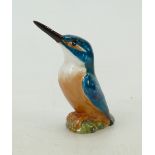 Royal Doulton rare miniature model of a Kingfisher HN2573: Height 6.5cm.