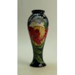 Moorcroft Forever England Vase: Designed by Vicky Lovatt. Height 25.