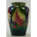 Walter Moorcroft Leaf & Berry Vase: Walter Moorcroft vase decorated in the Leaf & Berry design,