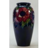 Walter Moorcroft Anemone Vase: Walter Moorcroft vase decorated in the Anemone design, height 26cm.