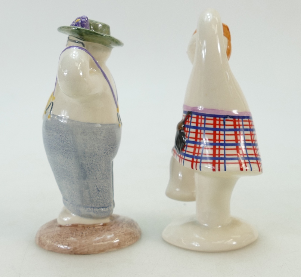 Royal Doulton Snowman figures DS3 and DS7: The Stylish Snowman DS3 together with The Highland - Image 2 of 5