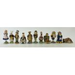 Beswick collection of figures from Alice In Wonderland series: Beswick figures comprising Cheshire