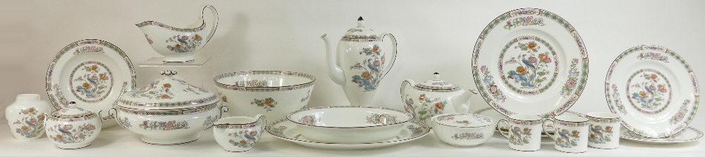A large Wedgwood Dinner Service to include: Tea set, coffee cans and saucers, 25cm fruit bowl,