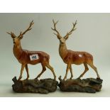 Beswick Stag's on Rocks: matt 2629 toget