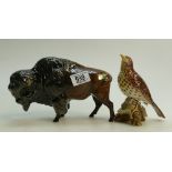 Beswick Bison: Model 1019 and a Song thr