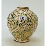 Wade Gothic hand painted vase: height 22cm.