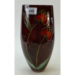Anita Harris large Tulip vase: height 27cm