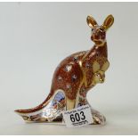 Royal Crown Derby paperweight Kangaroo: