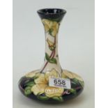 Moorcroft Hillers Gardens Golden Shrine Vase: Designed by Rachel Bishop.