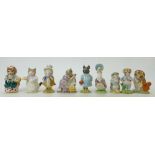 A collection of Beswick Beatrix Potter figures: Beswick figures including Pig Wig,