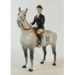 Beswick huntslady on grey horse: model 1730.