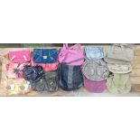 A quantity of ladies kipling shoulder bags: A quantity of ladies kipling shoulder bags and tote