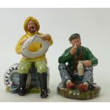 Royal Doulton character figure The Boatman HN2417: together with The Wayfarer HN2362(2)