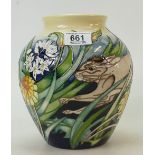 Moorcroft Watershipdown 'big wig' Vase: numbered edition no17 and signed by both designers Emma