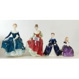 Royal Doulton figures: Royal Doulton lady figures Fair Lady HN2832, Janine HN2461,