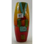 Anita Harris limited edition Venetian windows vase: signed,