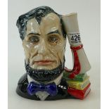 Kevin Francis / Peggy Davies prototype character jug Abraham Lincoln: unmarked