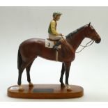 Beswick connoisseur model Nijinsky Lester Piggott up: 2nd Edition.