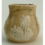 Spode scarce Jamaica pot: Pot issued as a 'souvenir series 1' measures 2cm x 6cm high approx.