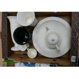 A collection of Wedgwood cream ware: comprising large platter, teapot,