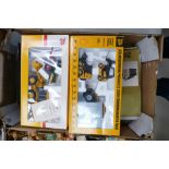 JCB Commemorative Boxed Model Diggers: complete with box outer's & stands