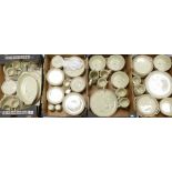A very Large collection of Denby Daybreak tea and dinner ware to include tureens, open veg dishes,