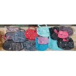 A quantity of ladies kipling shoulder bags: A quantity of ladies kipling shoulder bags and tote