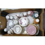 A mixed collection of items to include: Royal Albert,
