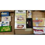 A Collection of Boxed toy cars and vans to include: presentation Coaches,