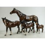 Beswick Horses to include: Mare 976, Racing Horse 1564,